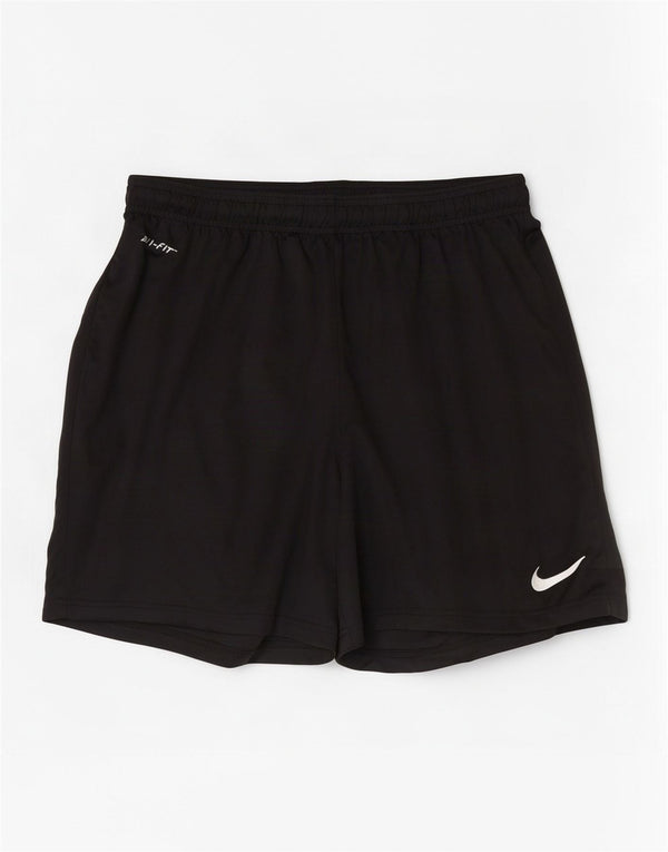 Nike Herre Dri Fit sportsshorts, store sorte polyester