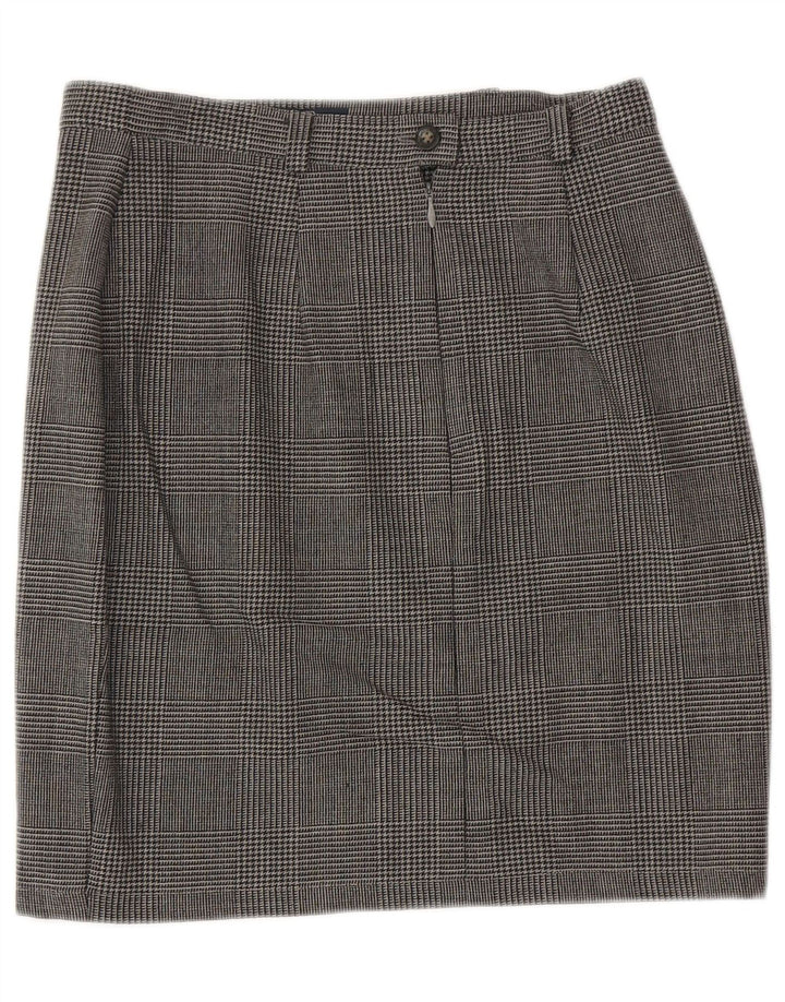 MAX MARA Weekend Pencil Skirt UK 14 Large W29 Grey Check