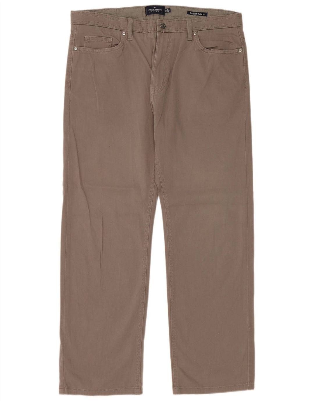 Marks & Spencer Herre Blue Harbor Straight Casual Bukser W36 L29 Grå