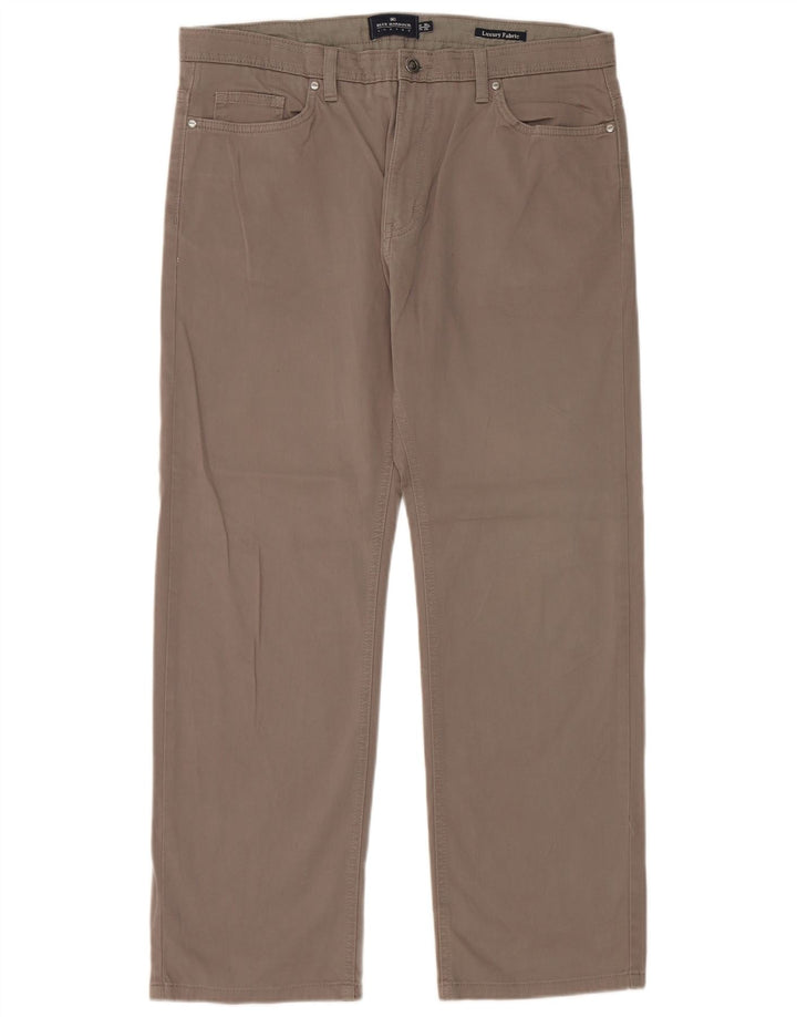Marks & Spencer Herre Blue Harbor Straight Casual Bukser W36 L29 Grå