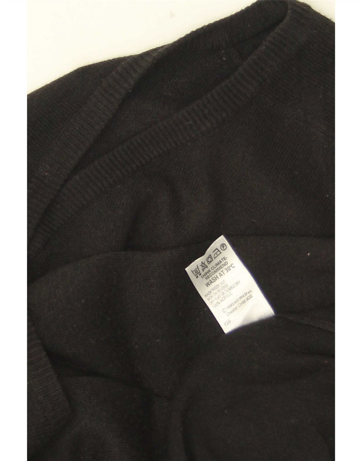 Marks & Spencer Herre V-hals sweater XL Sort Akryl