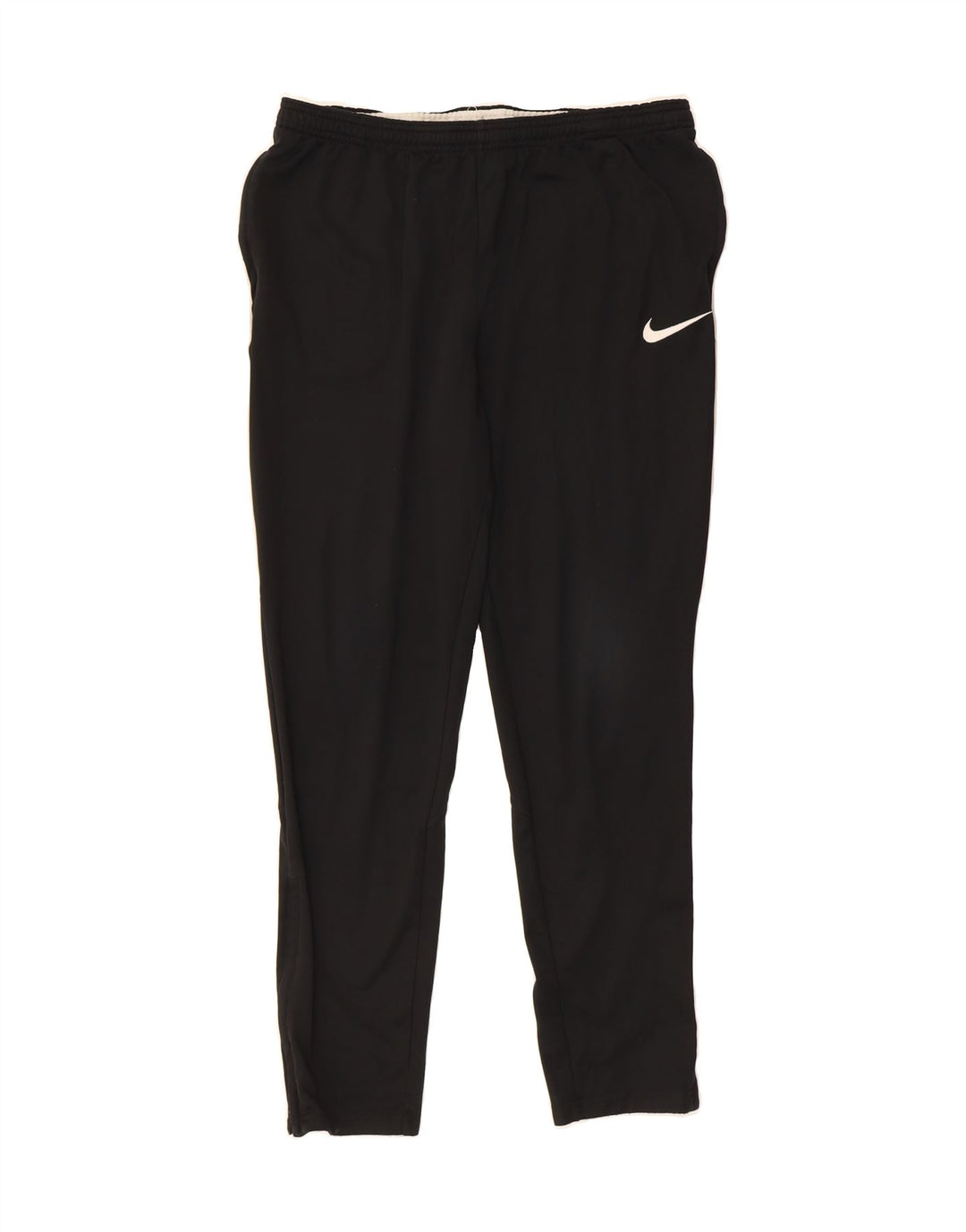 NIKE Mens Dri Fit Tracksuit Trousers Medium Black Colourblock Polyester Vintage Nike and Second-Hand Nike from Messina Hembry 