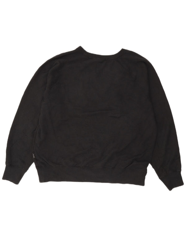 Nike grafisk sweatshirt til mænd XL sort bomuld