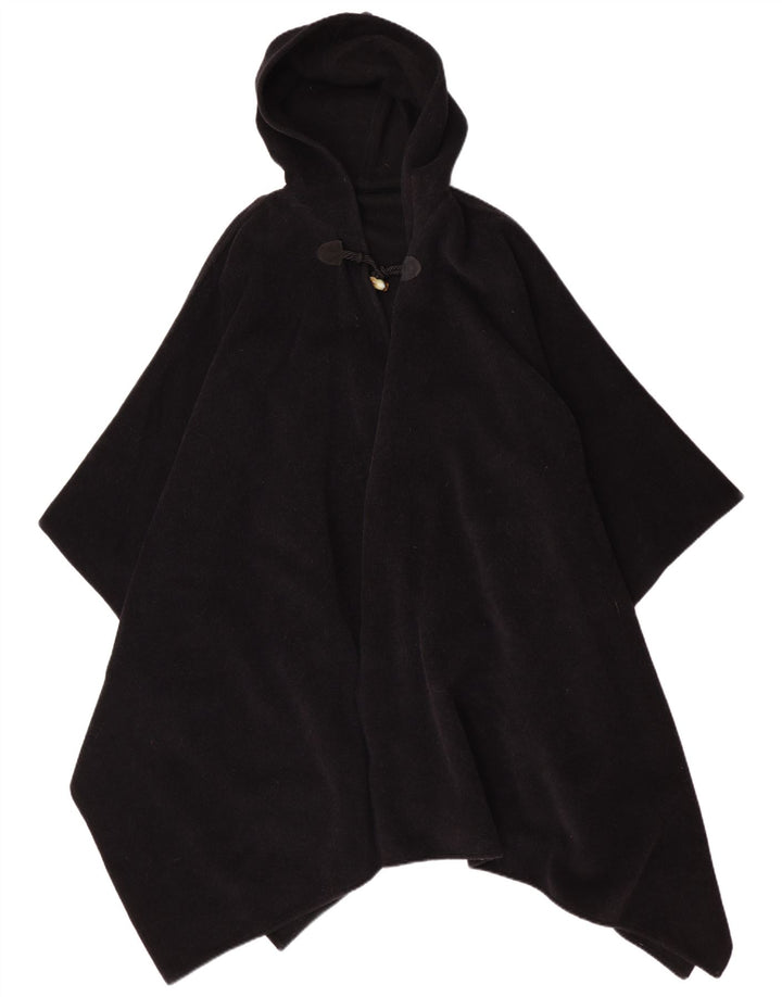 Vintage Poncho-jakke med hætte til kvinder One Size Sort