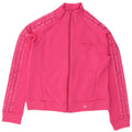 Adidas Dame Træningsjakke Top Jakke UK 14 Medium Pink Polyester