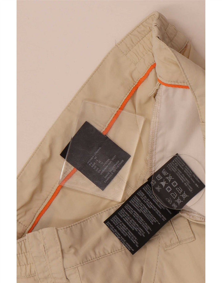Jack Wolfskin Dame Chino Shorts UK 12 Medium W32 Beige Polyamid
