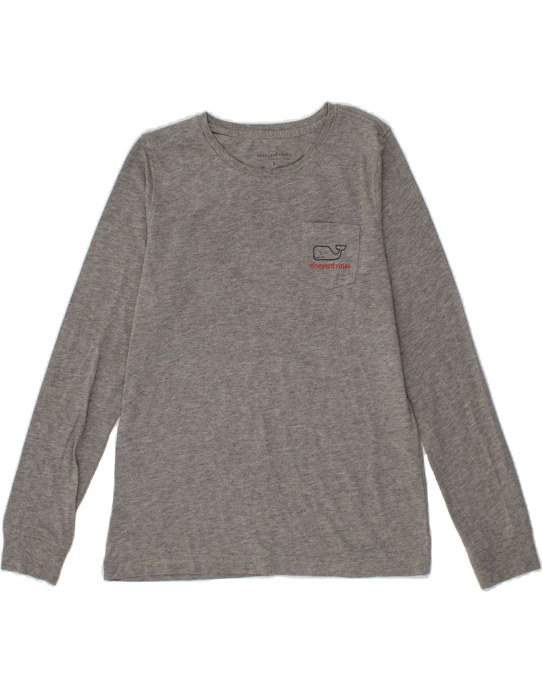 VINEYARD VINES Boys Graphic Top Long Sleeve 11-12 Years Small Grey Cotton Vintage Vineyard Vines and Second-Hand Vineyard Vines from Messina Hembry 
