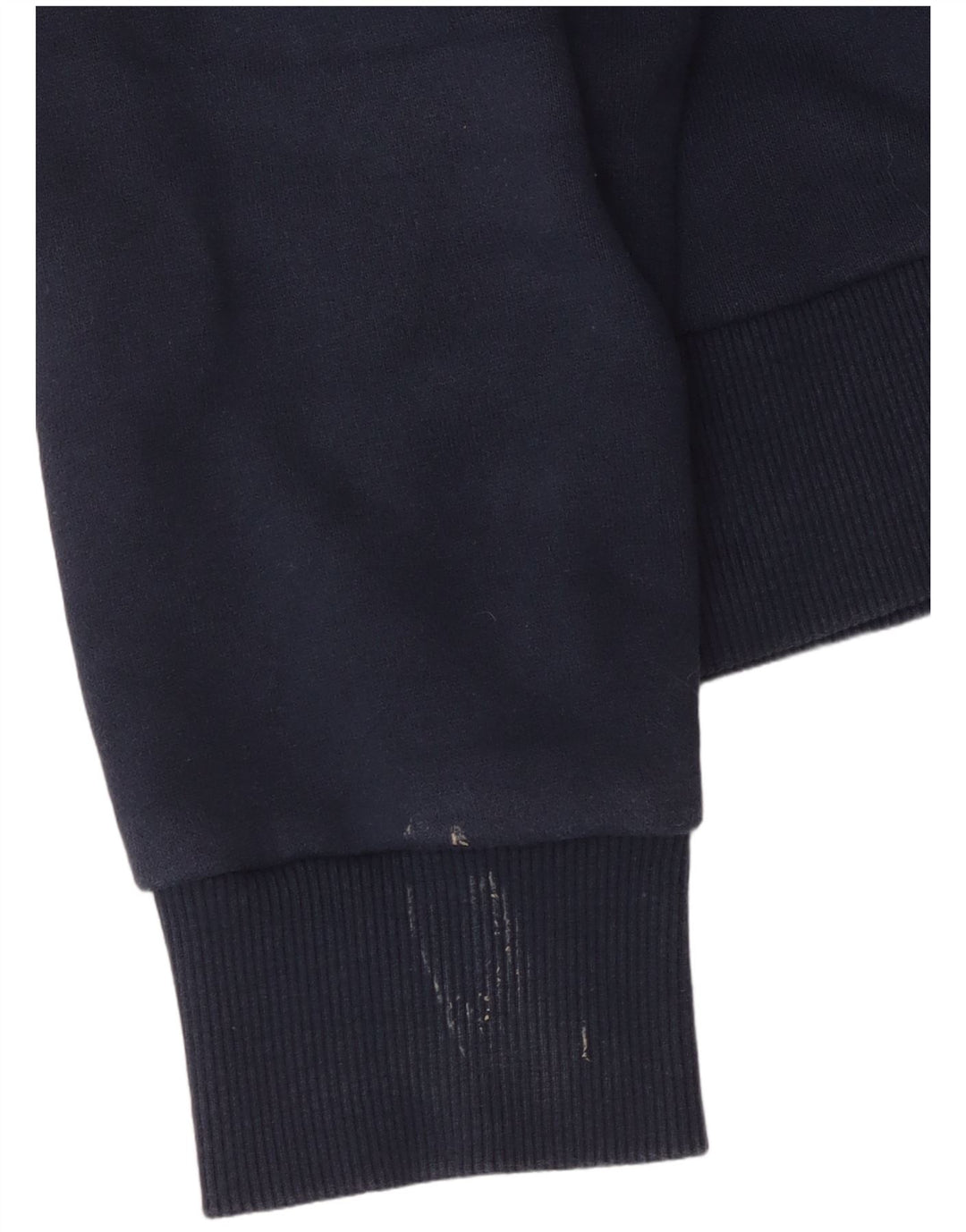 SUPERDRY Grafisk hættetrøje til kvinder UK 16 Stor marineblå bomuld