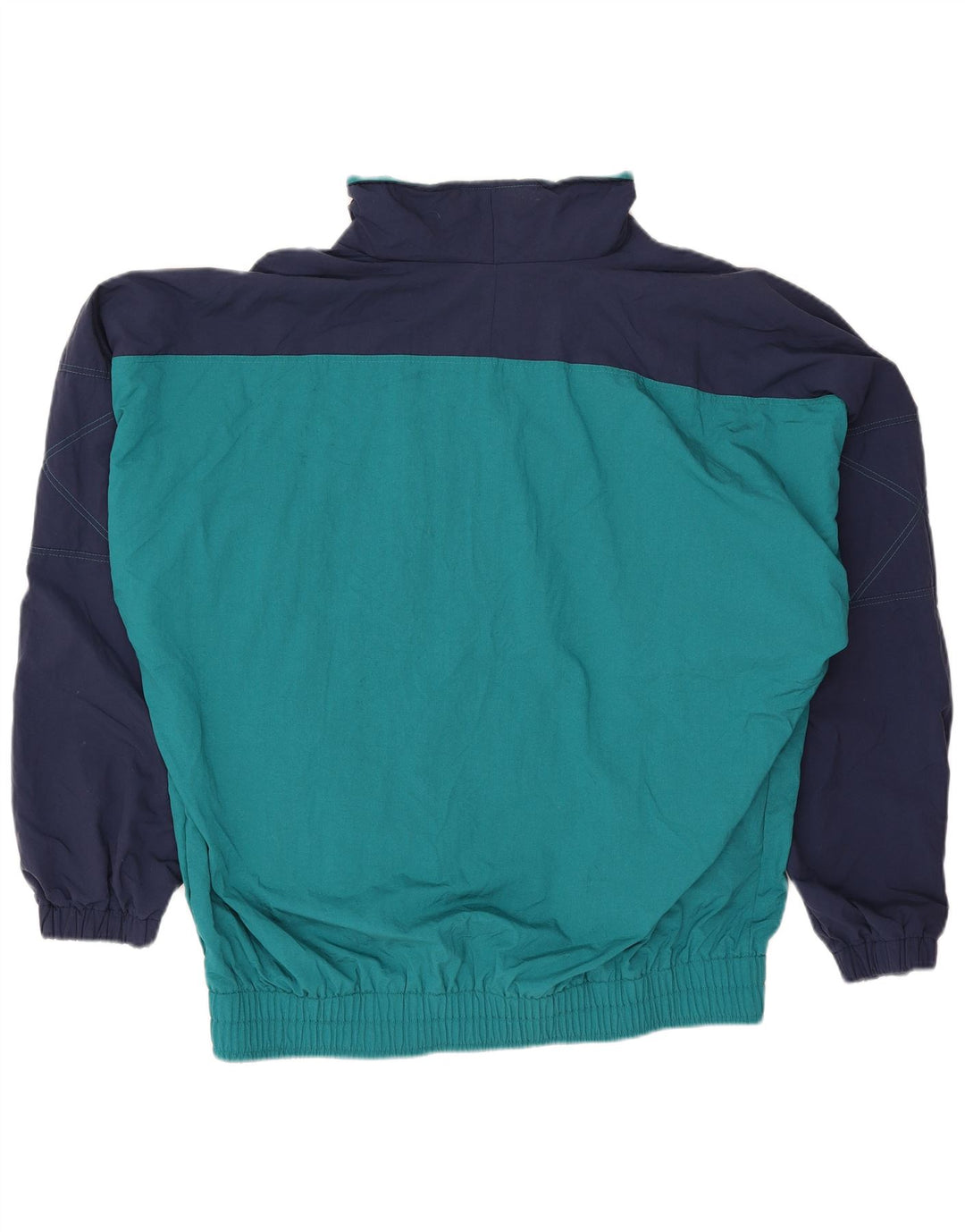 VINTAGE Træningsdragt til mænd Topjakke 2XL Blå Colourblock