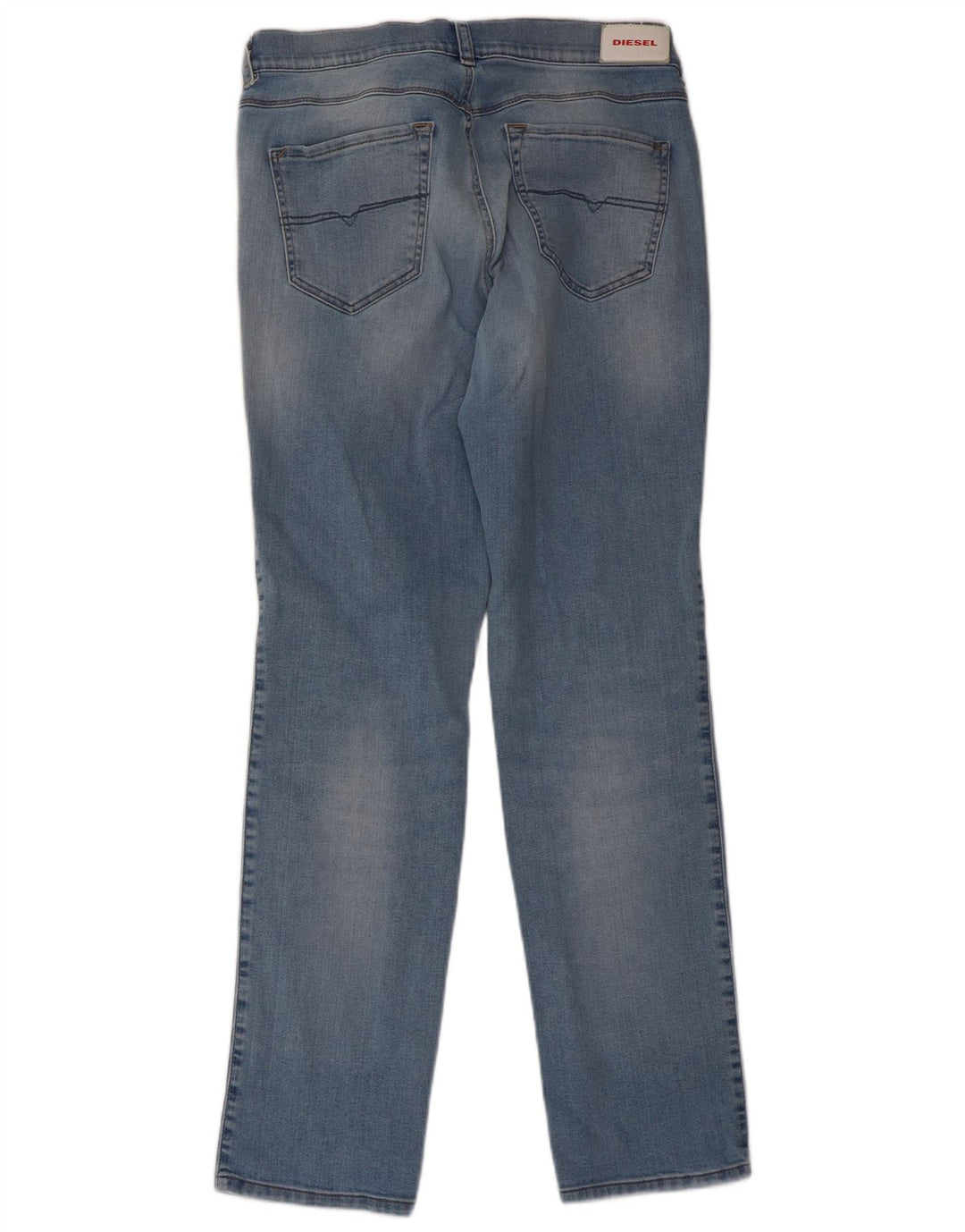 Diesel Herre Sandy Regular Slim Straight Jeans W30 L32 Blå Bomuld