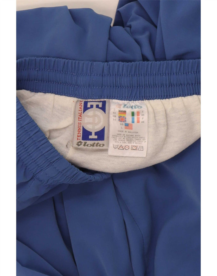 Lotto Dame træningsdragt Bukser UK 14 Medium Blue Polyester