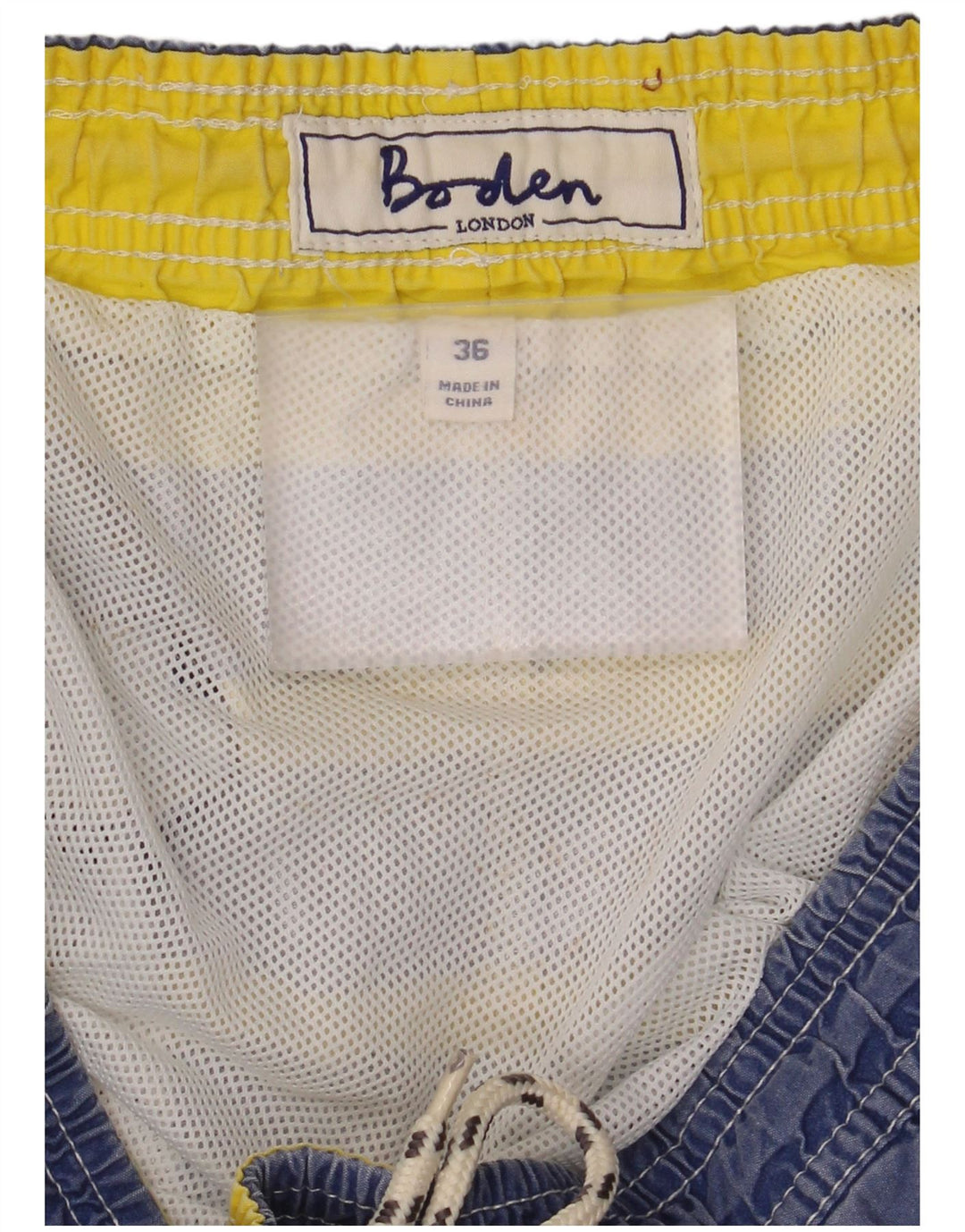 BODEN Badeshorts til mænd Store Blåstribede