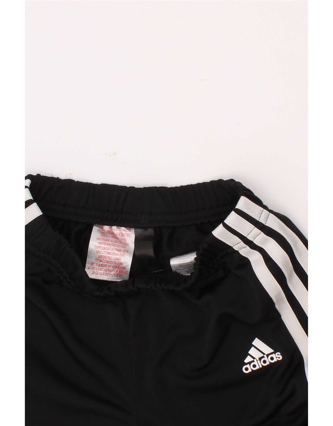 Adidas Drenge Træningsdragt Bukser Joggers 5-6 År Sort Polyester