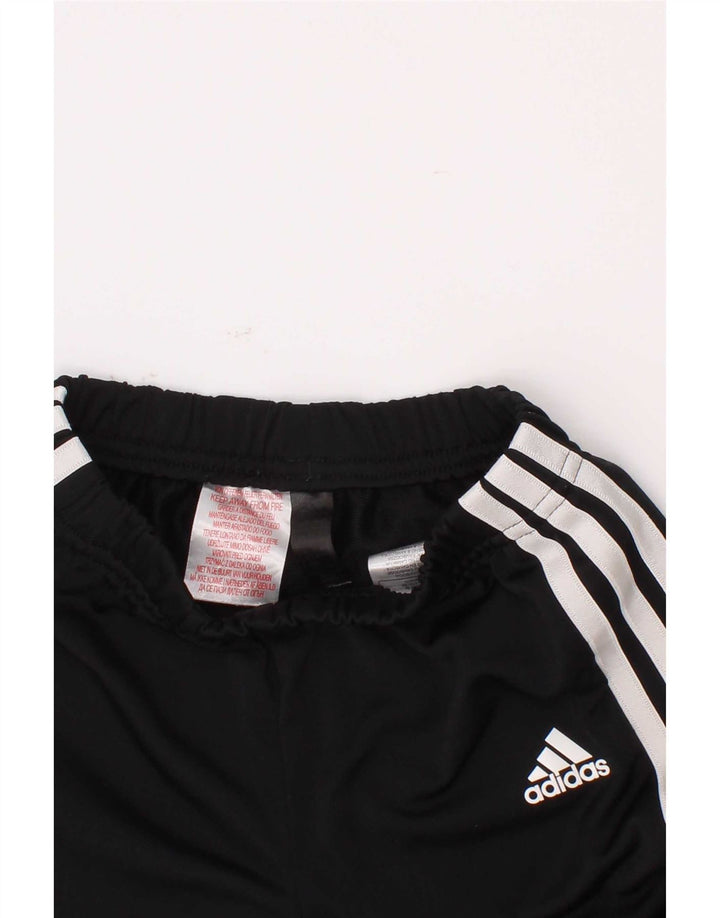 Adidas Drenge Træningsdragt Bukser Joggers 5-6 År Sort Polyester