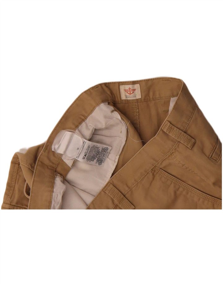 DOCKERS Mens Cargo Shorts W36 Large  Beige Cotton