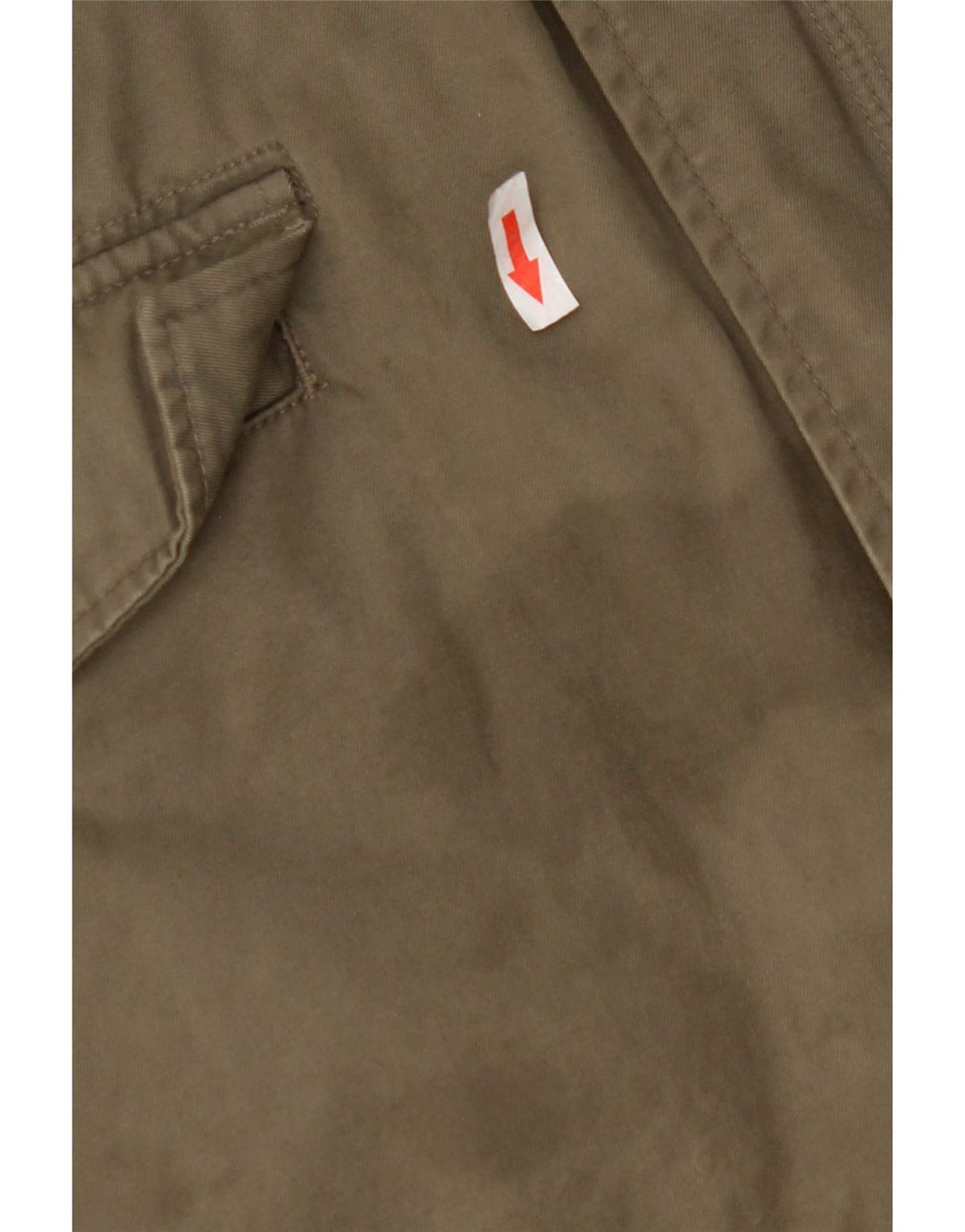 Marks & Spencer Kvinder Utility Jacket UK 44 2XL Khaki Bomuld