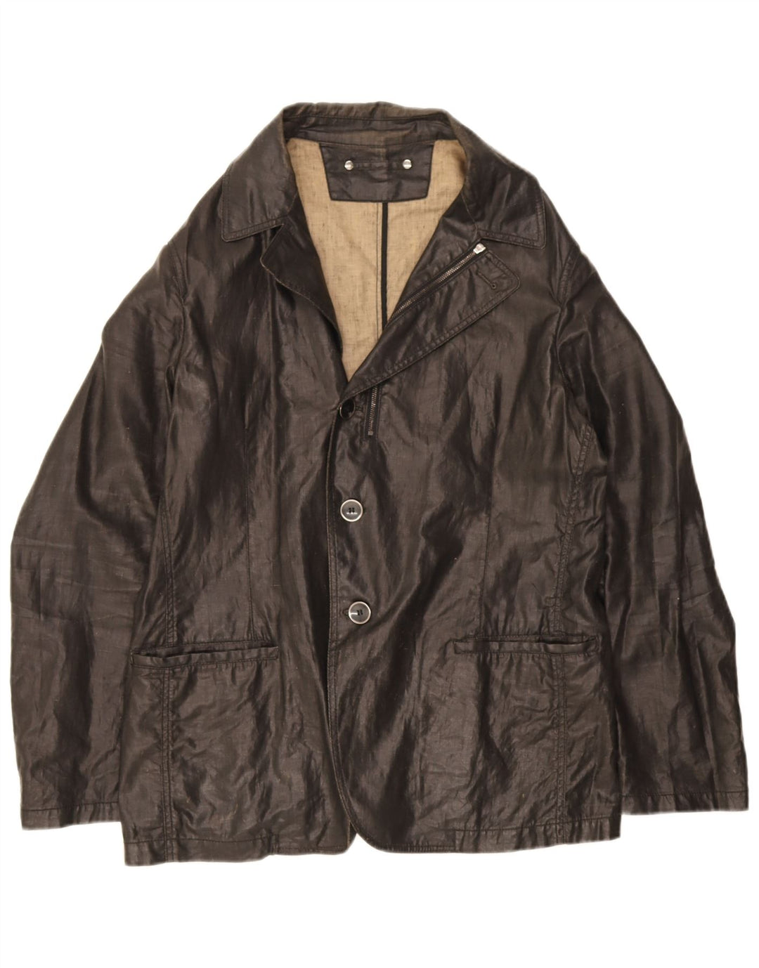 Armani Collezioni Herre 2-knaps blazerjakke UK 38 Medium Sort