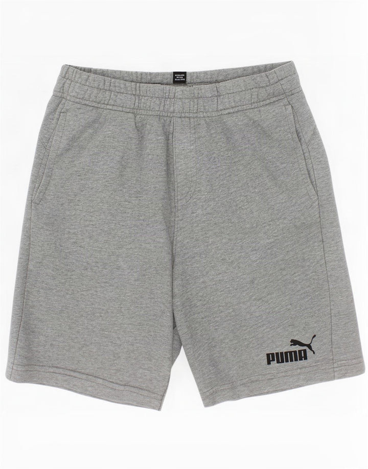 Puma Boys Sports Shorts 13-14 år Grå Bomuld