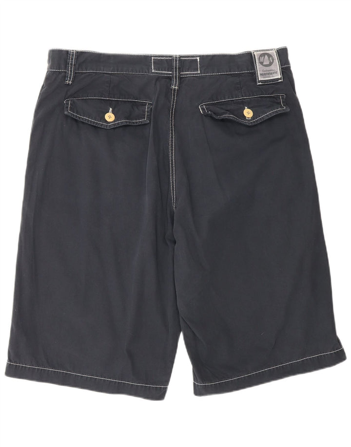 Murphy & Nye Herre Chino Shorts W36 Large Navy Blue Bomuld
