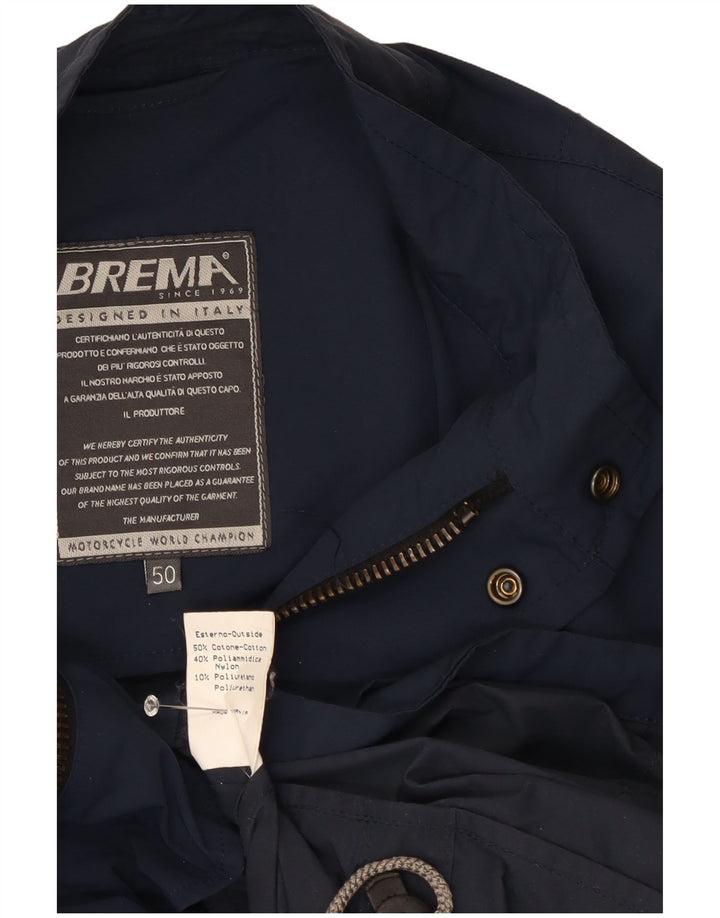 Brema Herre Utility Jacket IT 50 Large Navy Blue Cotton