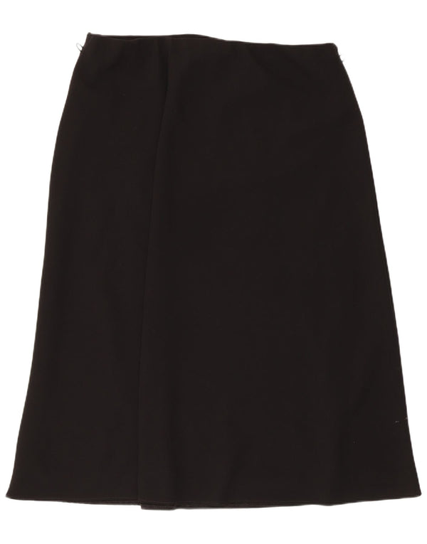 Marks & Spencer A-line nederdel til kvinder UK 18 XL W36 sort polyester