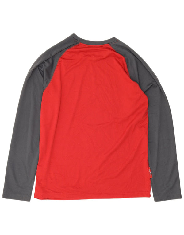 Mountain Warehouse Herre IsoCool Top Langærmet Medium Rød Colourblock