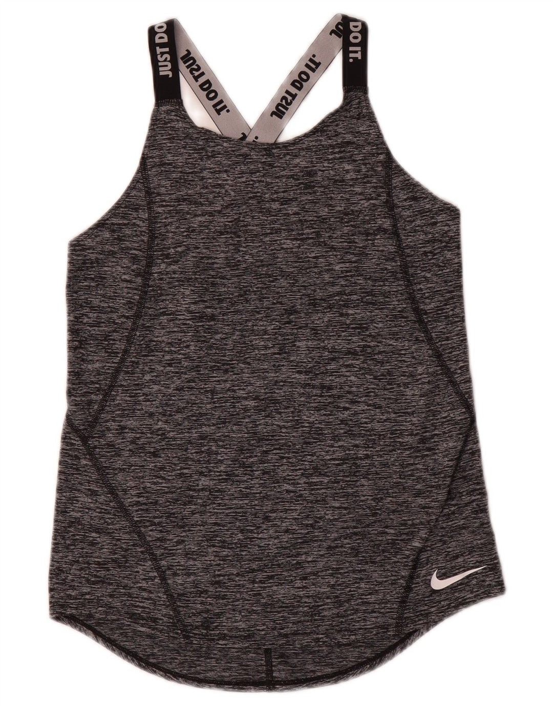 Nike piger grafisk vest top 12-13 år stor grå flækket polyester