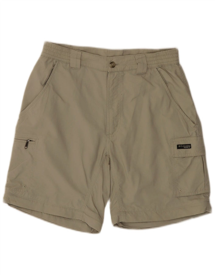 COLUMBIA Cargo Shorts til kvinder Small W27 Grøn nylon