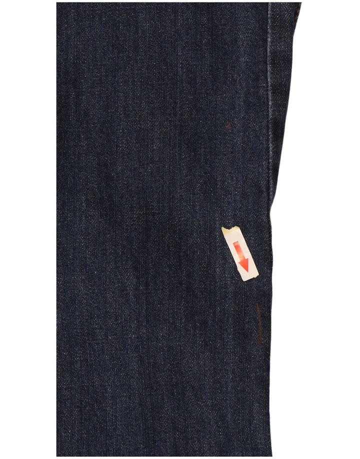 Fedt ansigt til mænd lige jeans W34 L30 marineblå bomuld