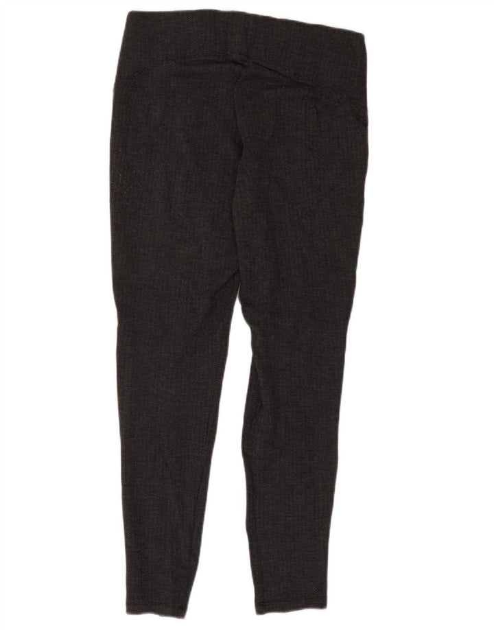 Marks & Spencer Womens Leggings UK 14 Large Black Herringbone Viscose