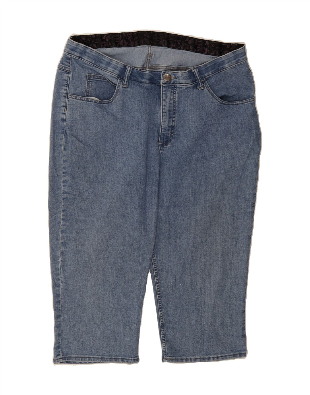 LEE Womens Riders High Rise Capri Jeans W40 L20 Blue Cotton Vintage Lee and Second-Hand Lee from Messina Hembry 