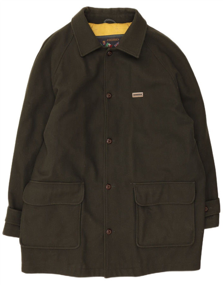 Paul & Shark Herre Overfrakke UK 44 2XL Khaki