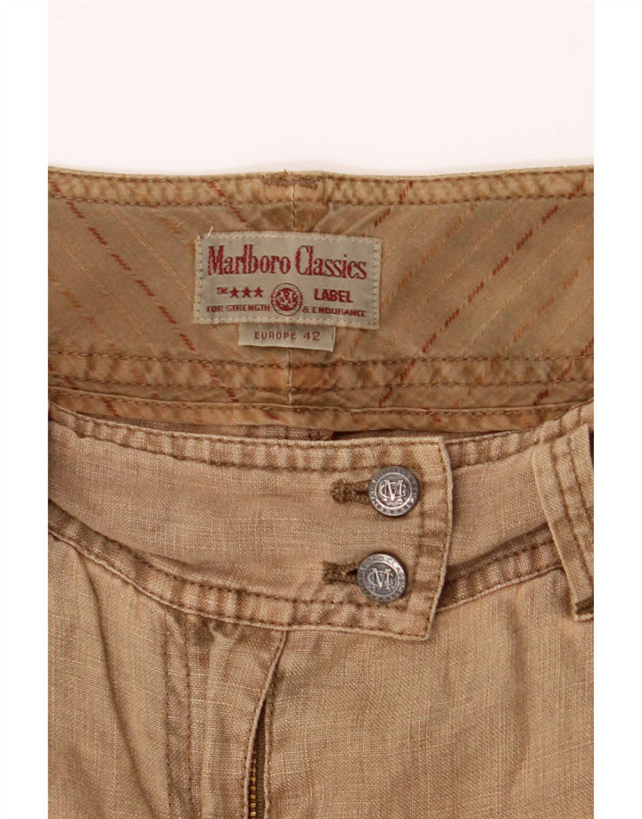 Marlboro Classics Dame A-Line nederdel EU 42 Large W30 Beige