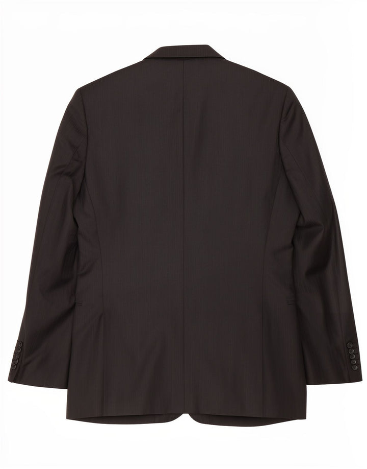 Pierre Cardin Herre 2-knaps blazerjakke UK 38 Medium Sort Klassisk