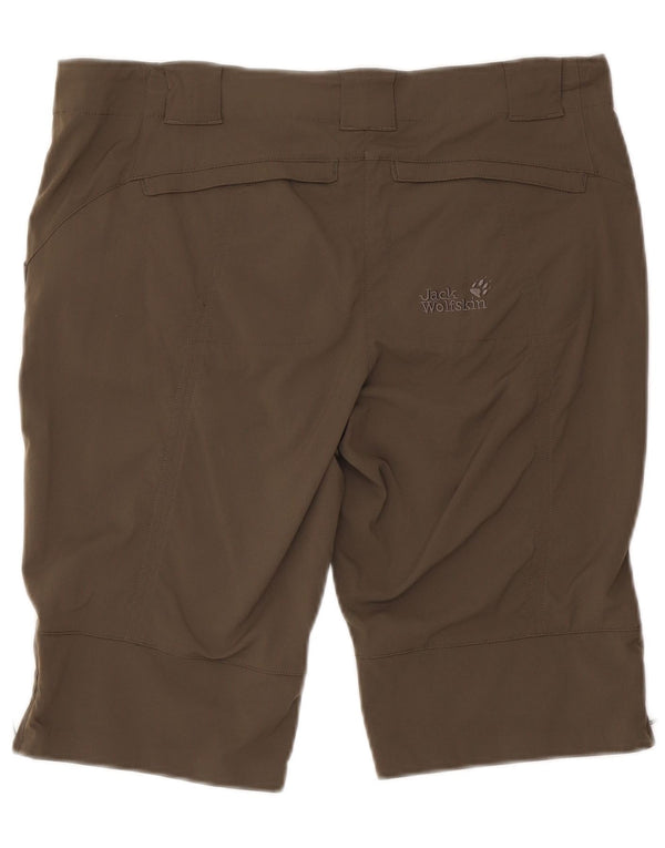 Jack Wolfskin Dame Casual Bukser UK 14/16 Large W34 Khaki Polyamid