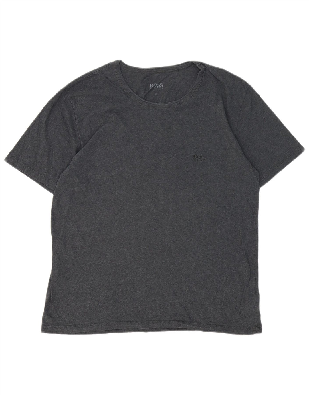 Hugo Boss Herre T-Shirt Top XL Grå Bomuld