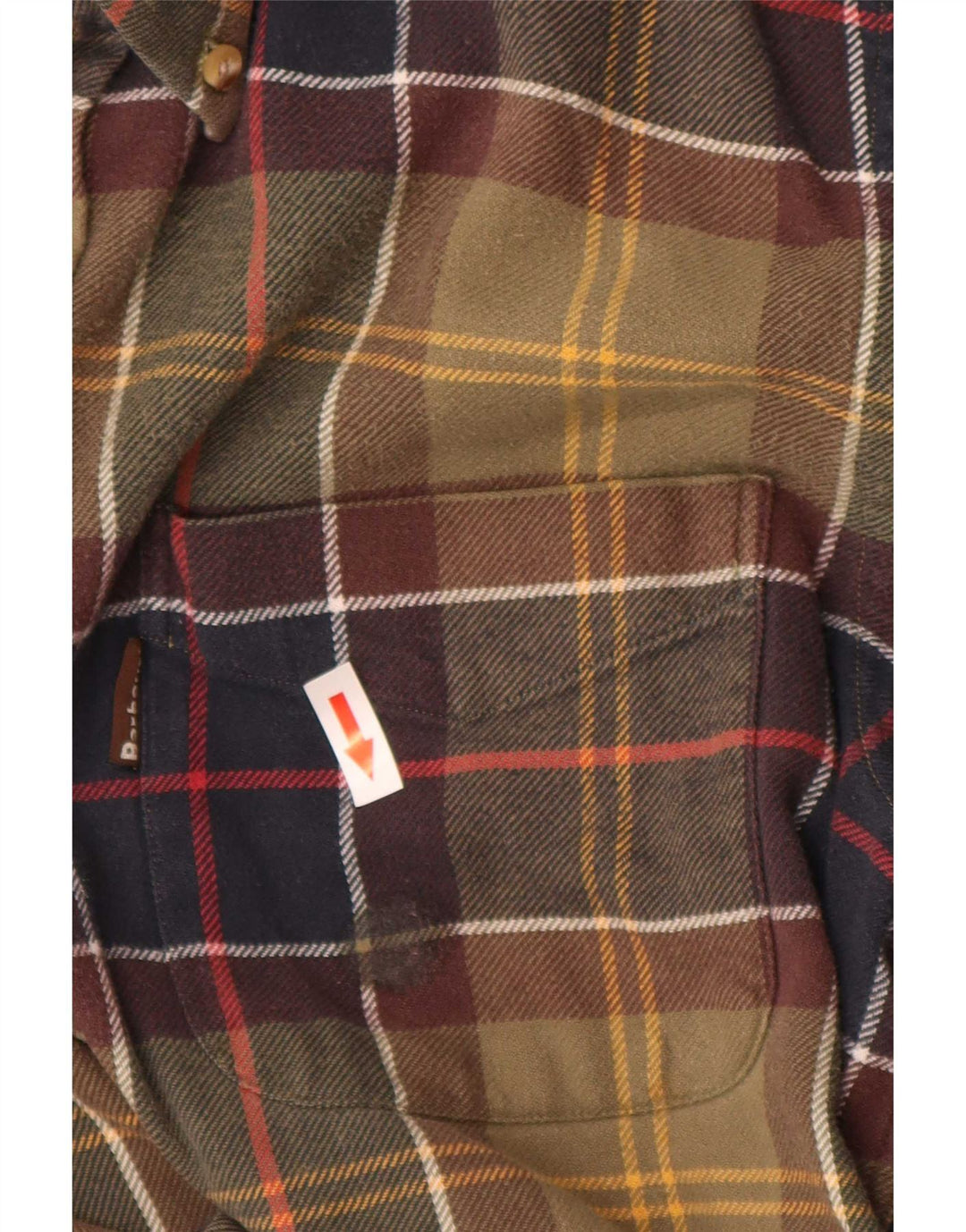 Barbour Herre Regular Fit Flanellskjorte Medium Grøn Plaid Bomuld