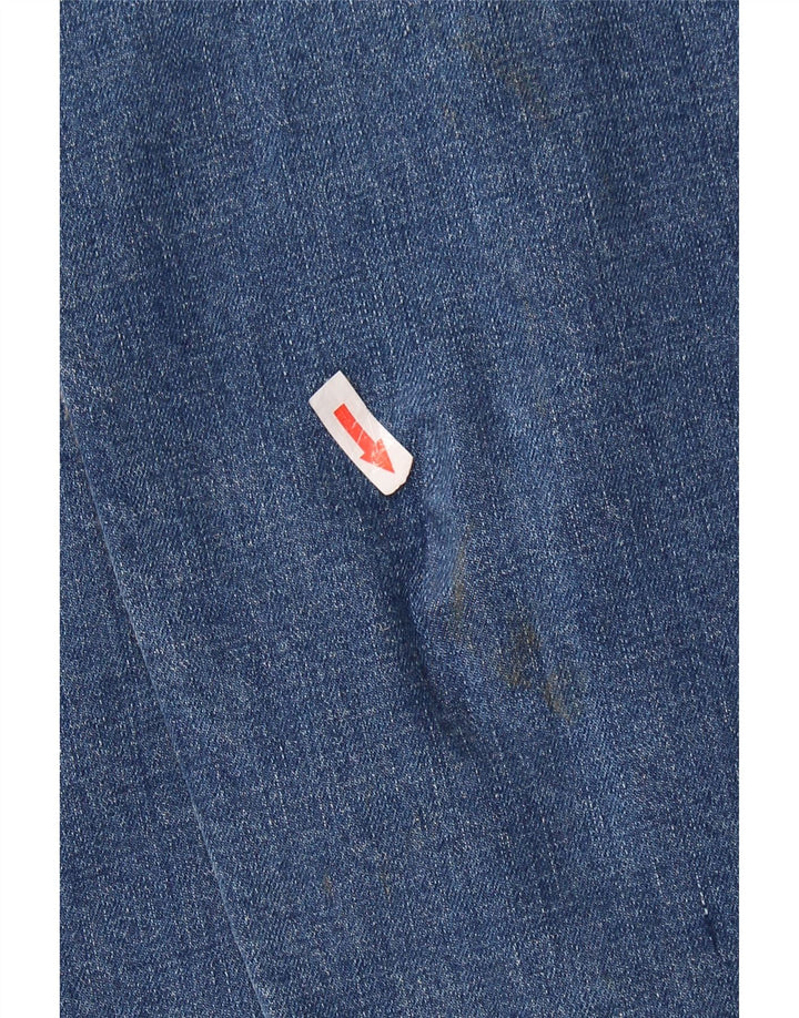 WRANGLER Straight jeans til mænd W34 L30 blå bomuld