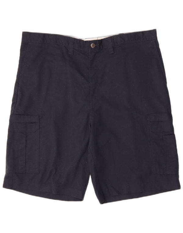 DICKIES Herre Cargo Shorts W42 2XL Navy Blue Polyester