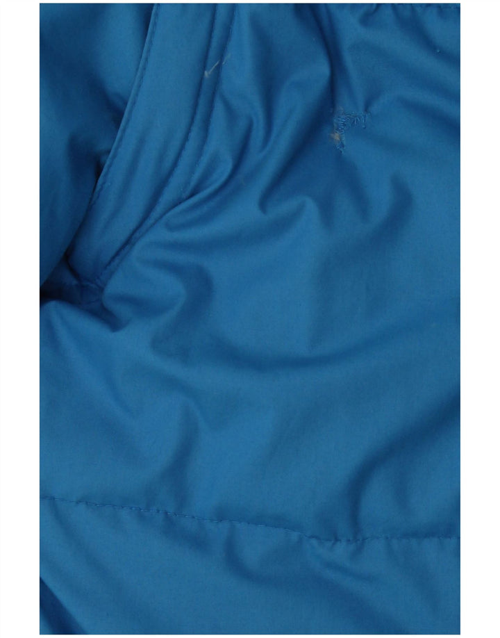 VINTAGE Polstret drengejakke 15-16 år blå polyester