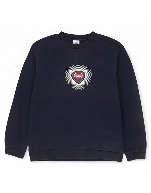 Nike Boys Graphic Sweatshirt Jumper 13-14 Years XL Navy Blue Cotton