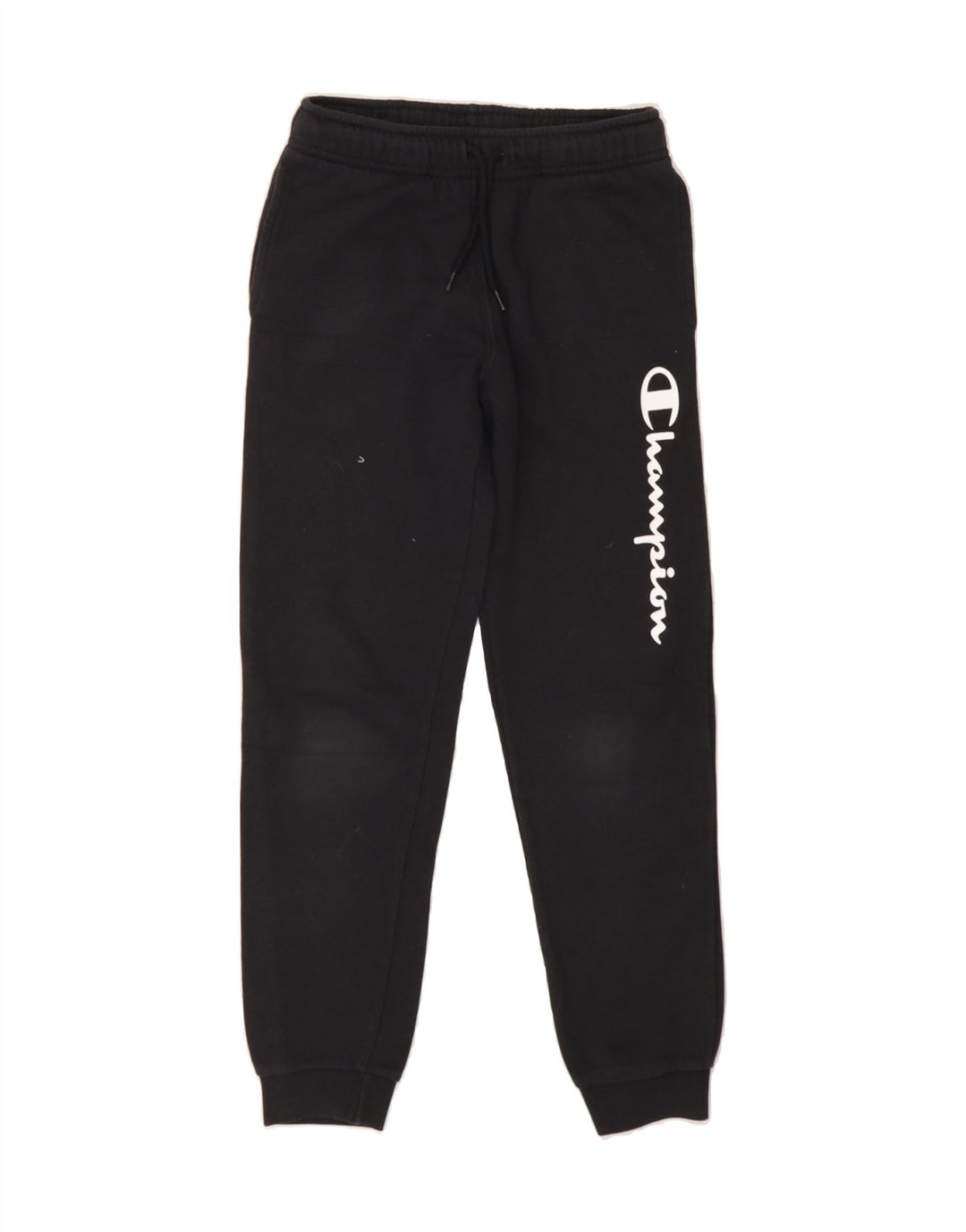 CHAMPION Boys Graphic Tracksuit Trousers Joggers 9-10 Years Medium Black Vintage Champion and Second-Hand Champion from Messina Hembry 