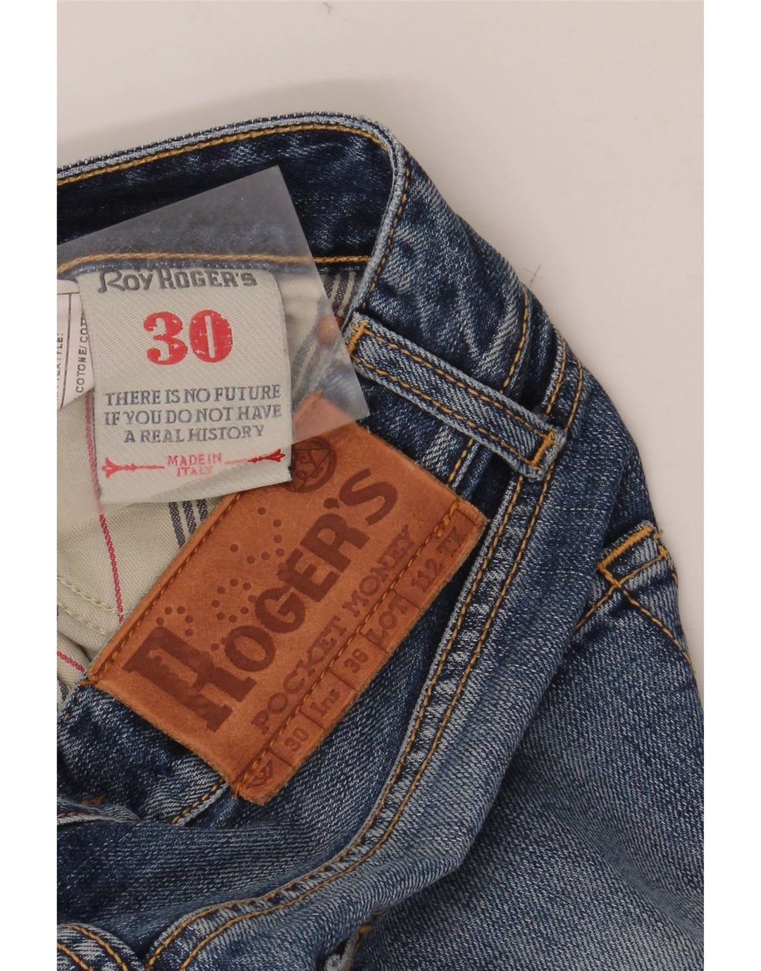 ROY ROGERS Lige jeans til kvinder W30 L32 blå bomuld