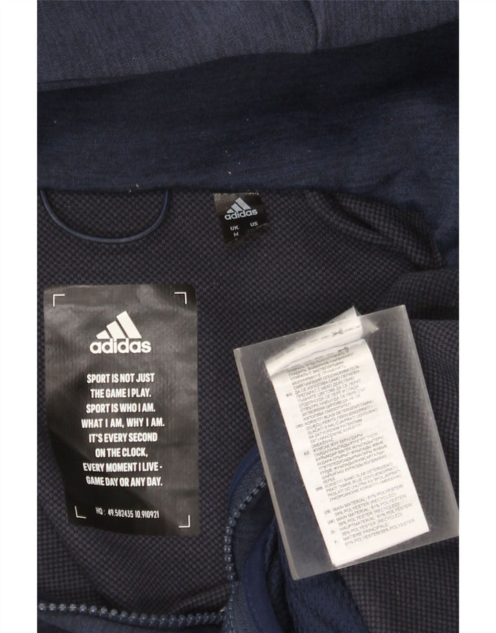 Adidas Arsenal hættetrøje med lynlås til mænd mellem marineblå polyester
