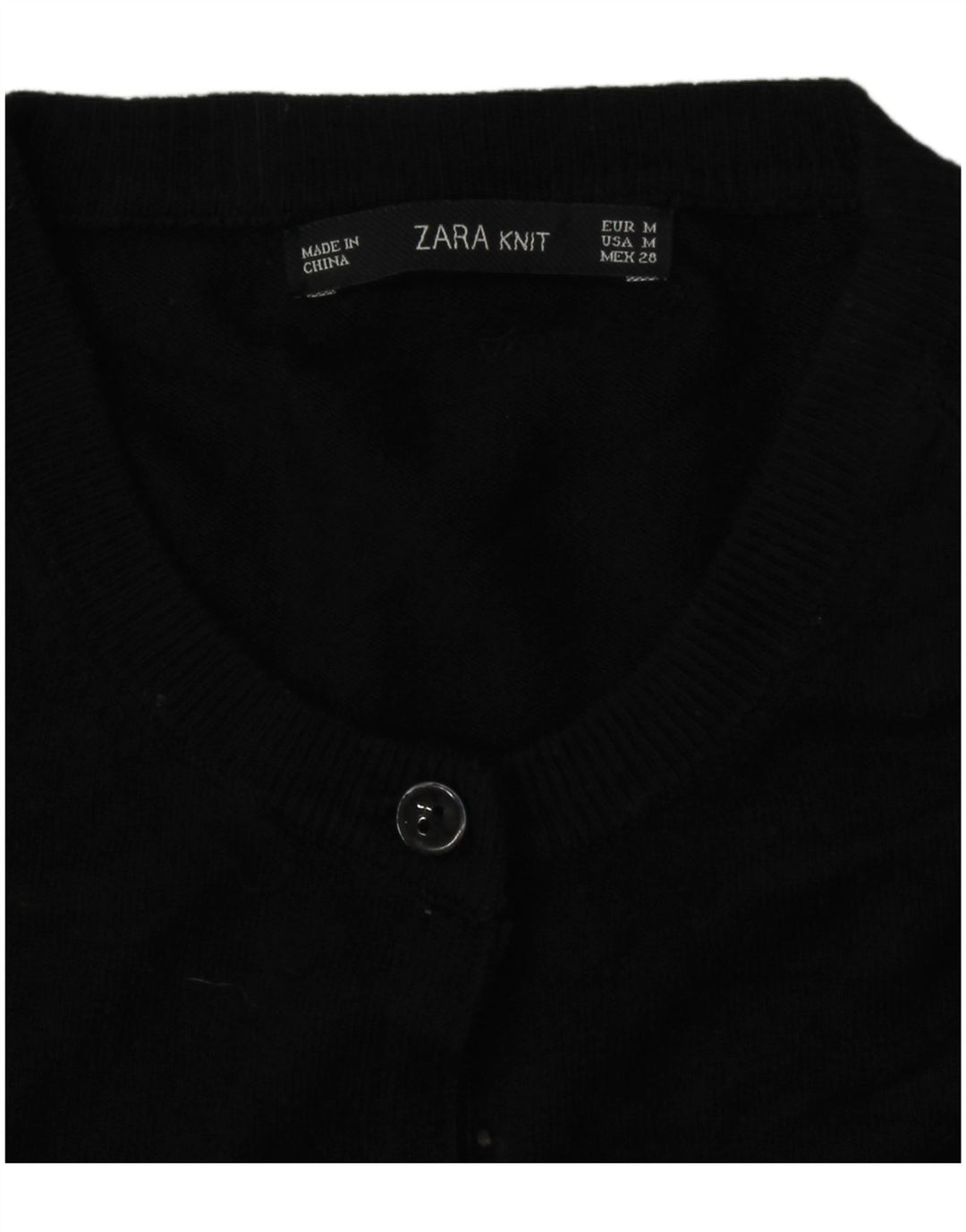 Zara Dame Cardigan Sweater UK 14 Medium Sort