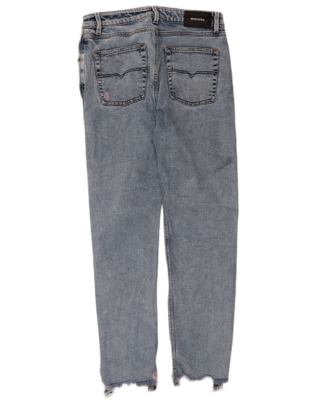 Diesel Dame Slim Jeans W28 L28 Blå Bomuld