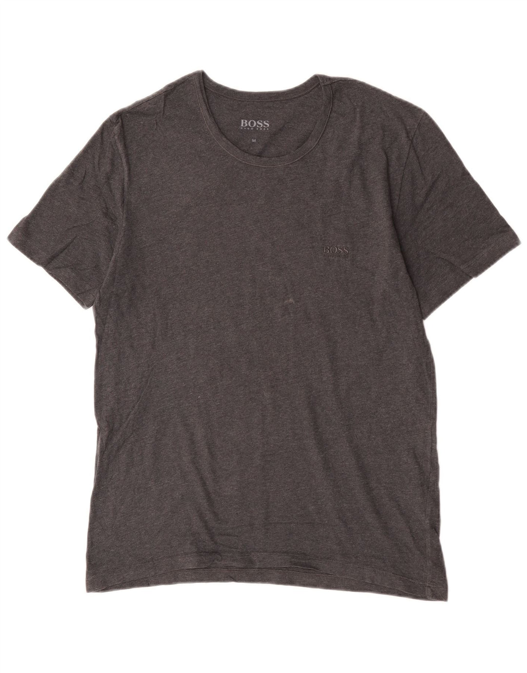 Hugo Boss Herre T-Shirt Top Medium Grey Bomuld
