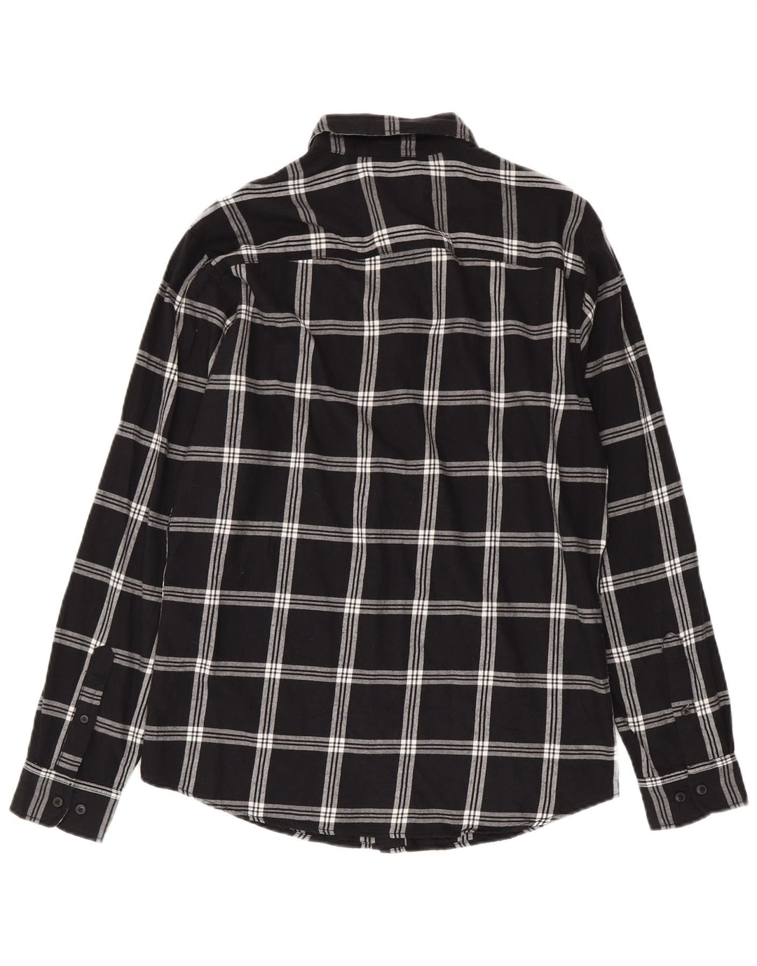 Jack & Jones Herre flannelskjorte Stor sort ternet bomuld
