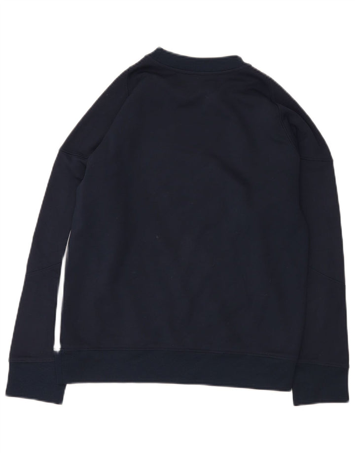 NIKE Sweatshirt-trøje til drenge 10-11 år Medium Navy Blue Colourblock