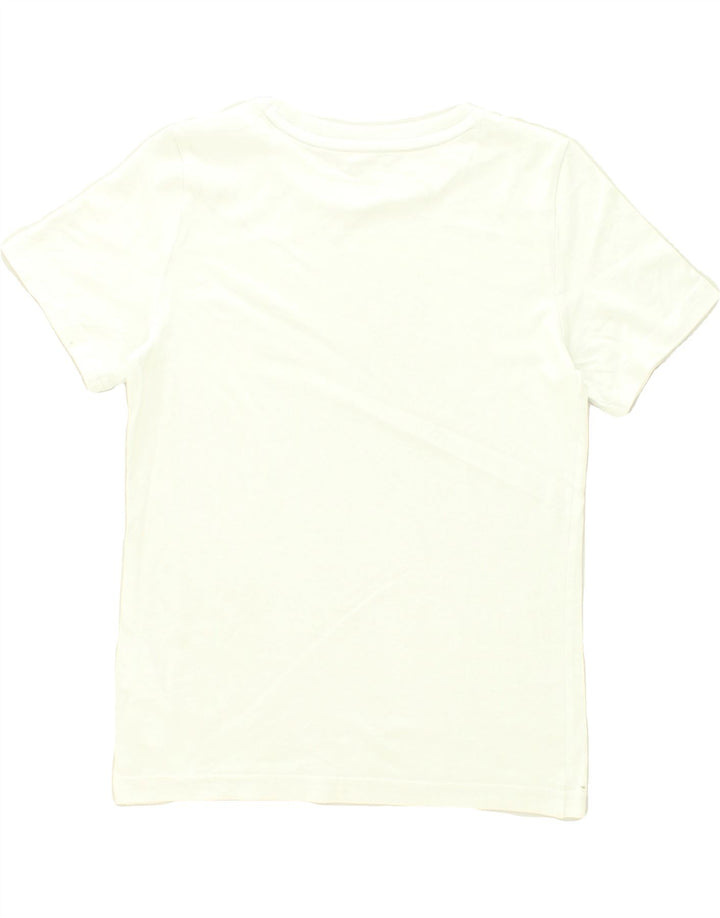 PUMA Boys Graphic T-Shirt Top 9-10 Years White Cotton | Vintage Puma | Thrift | Second-Hand Puma | Used Clothing | Messina Hembry 